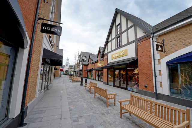 Guess and Joules stores in Cannock