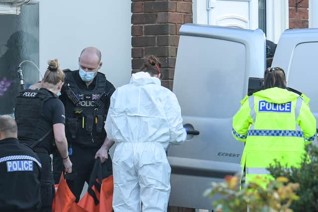  Two dogs were taken from the scene. Photo: SnapperSK