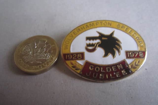 A Wolverhampton Wolves jubilee badge
