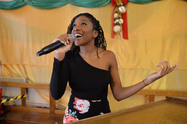 Blessing Chitapa in the Cornerstone Fellowship International church, West Bromwich