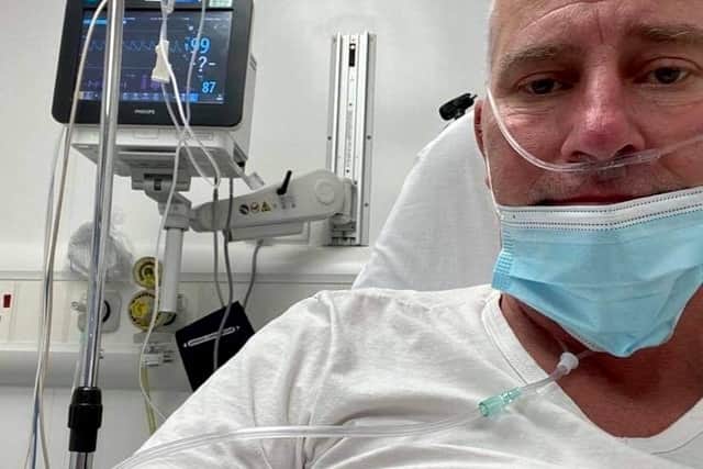 Birmingham businessman Gary Moore spent weeks in hospital and almost died as a result of coronavirus. PIC: Gary Moore