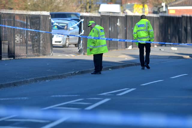 Emergency services in St Mark's Road in Tipton