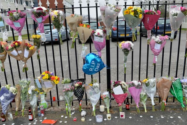 Tributes have been left at St Mark's Road