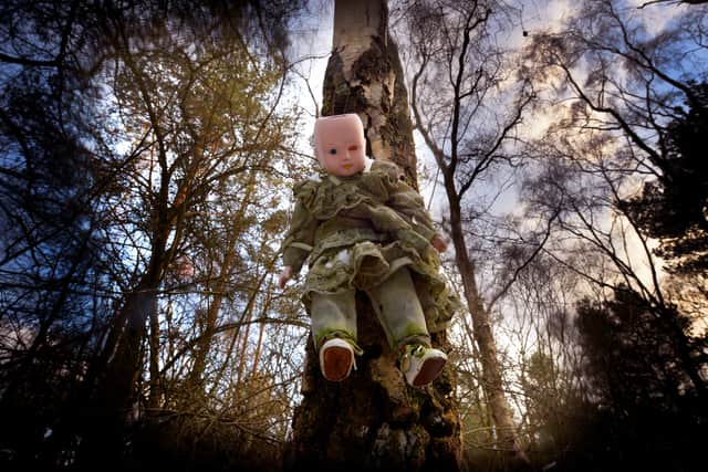 One of the dolls