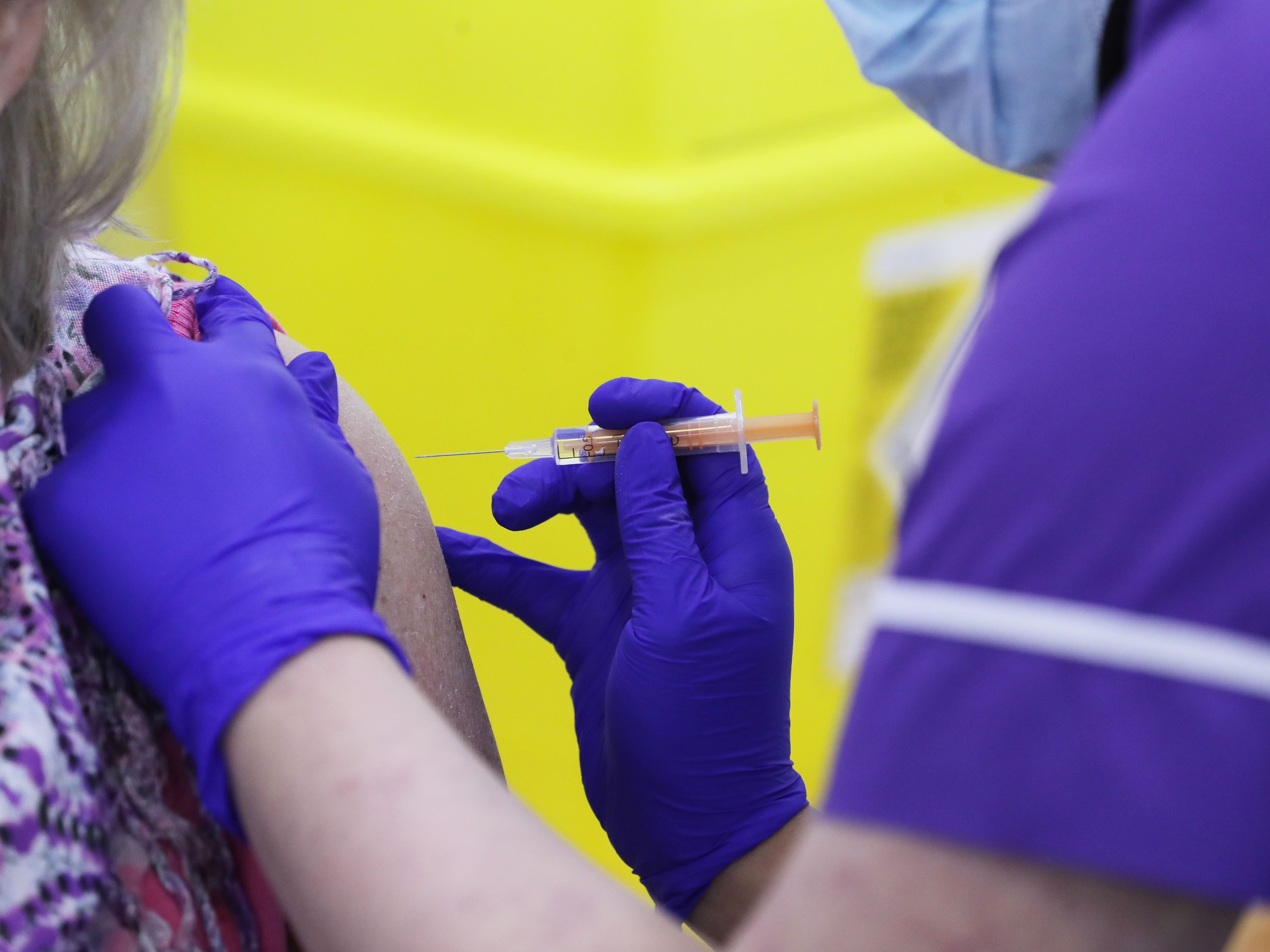 First vaccine shots providing 67% protection after three weeks ...