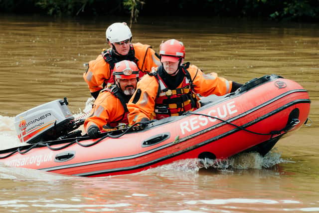 Stuart Tyrer with fellow volungteers Dean Andrews and Ben Rivett