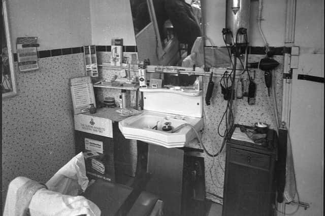 Inside Teddy McGovan's barbershop