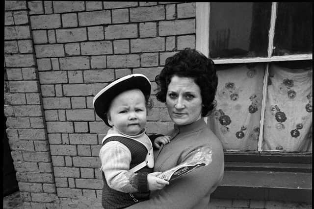 A mother and child - one of George Foster's pictures of North Street in Wolverhampton