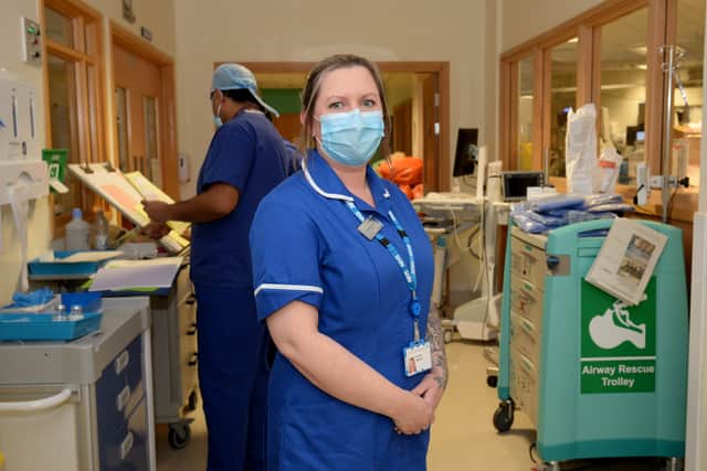 Caroline Bestwick is a dental health specialist who has been redeployed to work in intensive care