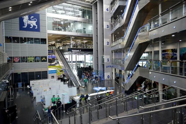 Mass vaccination centre opens at Millennium Point, Birmingham