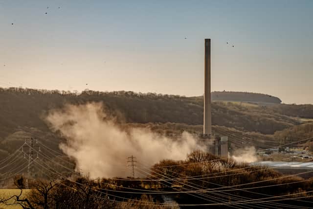 The latest demolition saw the 'Tank Bay' brought down at Ironbridge Power Station  