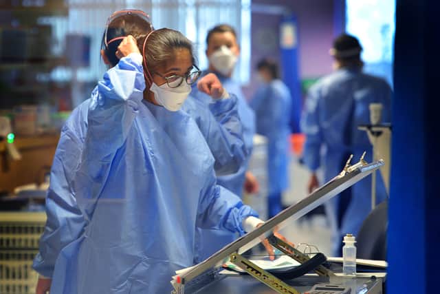 Staff at New Cross are having to cope with unprecedented numbers of seriously ill patients