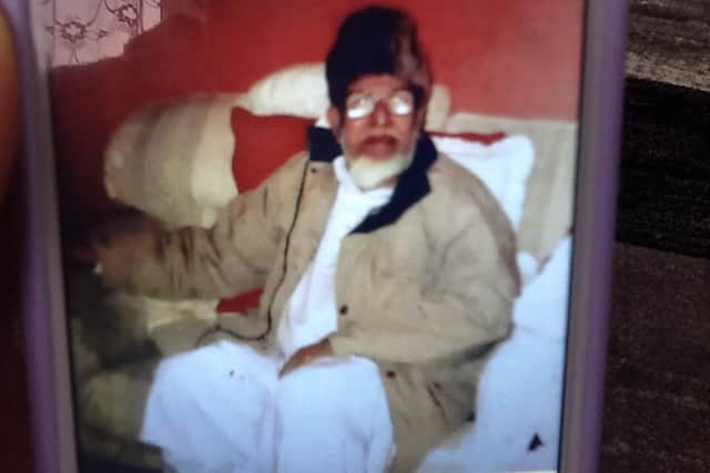 Fazal Hussain, who served with the British Indian Army during the Second World War