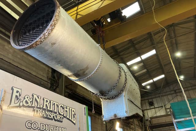 After decades of work the boiler will soon be ready to be used again. Photo: Lesley Carr