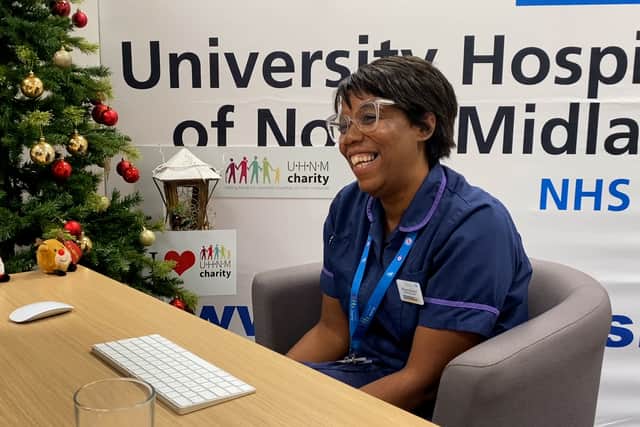UHNM senior sister Sharon Brissett