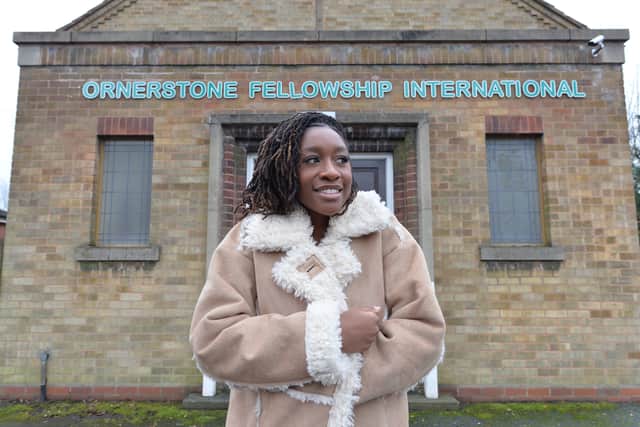 Blessing Chitapa at the Cornerstone Fellowship International church, West Bromwich