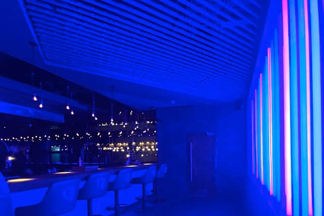 8 is a funky, post-modern dining room