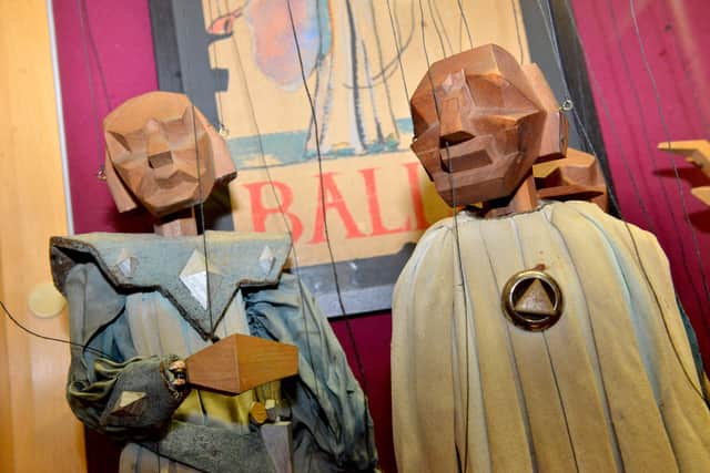 More of the puppets on display