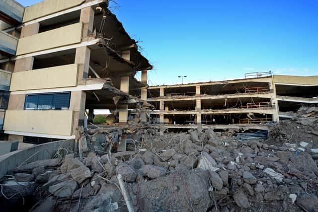 Demolition work has started to tear down the eyesore multi-storey car park in West Bromwich town centre