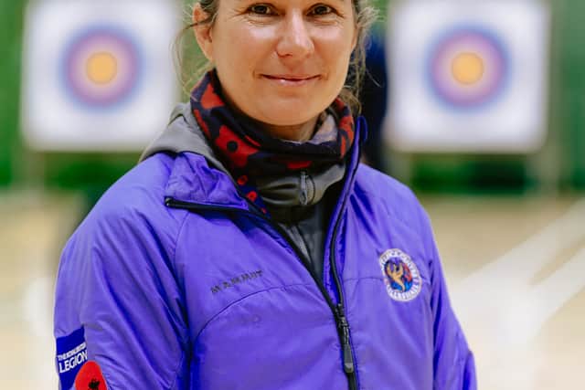 Archery instructor Michaela Barwick