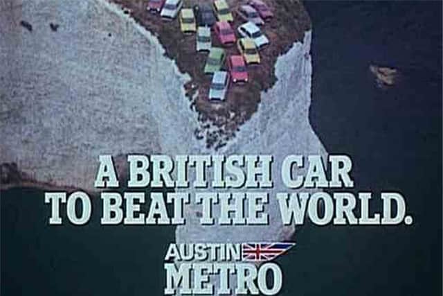 The unashamedly patriotic television advert for the new Metro