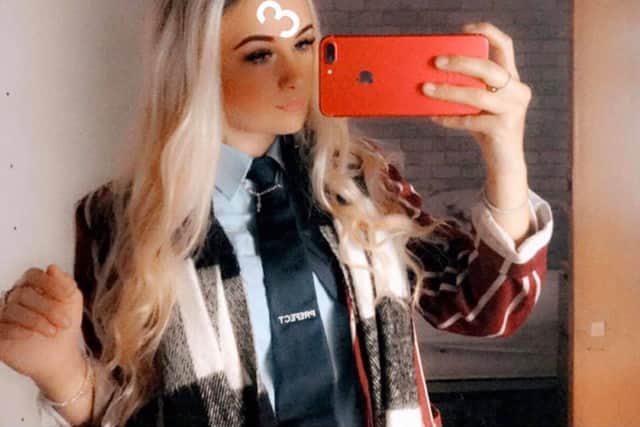 Lucy was a prefect at Crestwood School in Kingswinford. Photo: Facebook