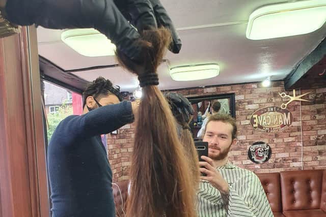 Liam Thompstone's hair