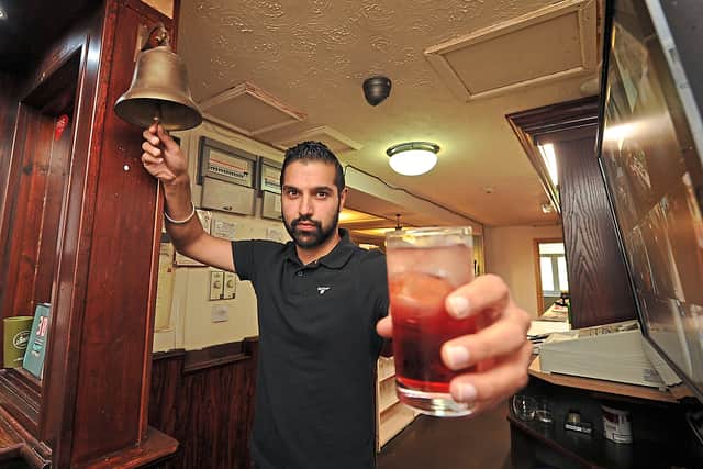 Bobby Basran at the New Merridale pub in Wolverhampton