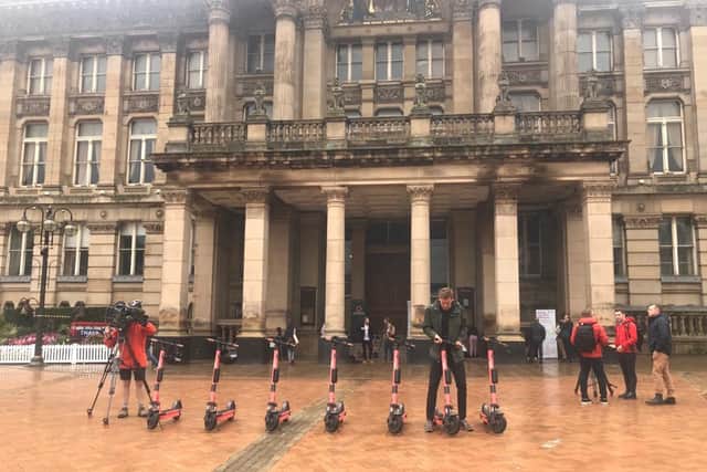 The launch in Victoria Square