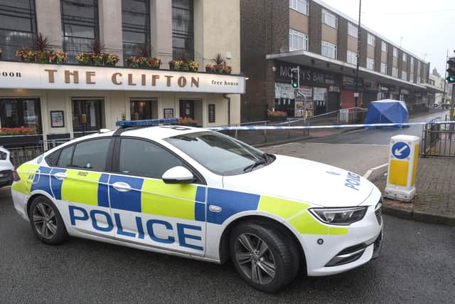 Investigators at the scene in Sedgley. Pic: SnapperSK