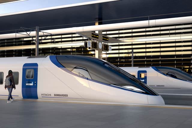 The Bombardier-Hitachi design for the HS2 train