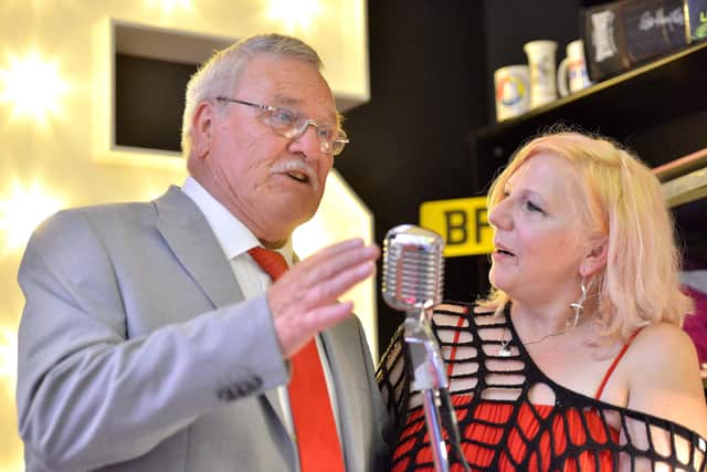 Rose Cook Monk with Keith Edwards (Duncan's cousin)
