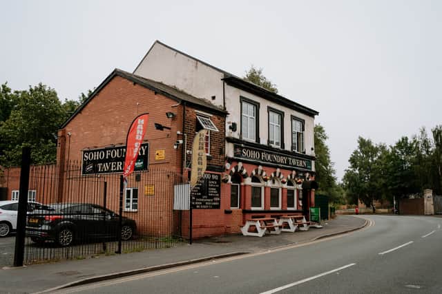 The pub is on Foundry Lane in Smethwick