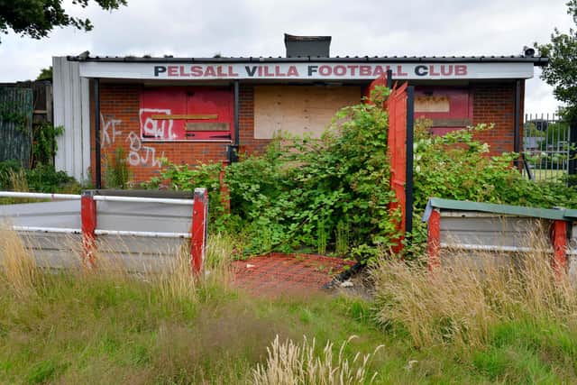 The old site of Pelsall Villa FC
