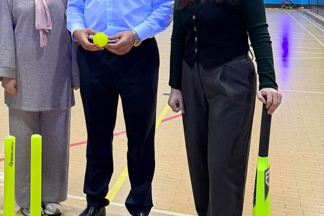 (L-R) Cllr Adeela Qayyum, Cllr Shaukat Ali and Dr Samara Afzal