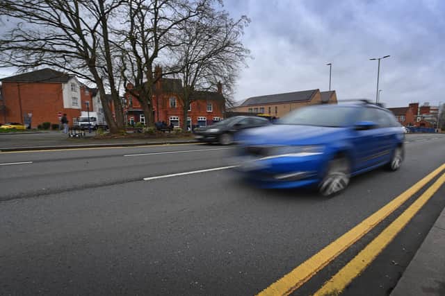 Stourbridge Ring Road, which boy racers are treating like a race track at night.