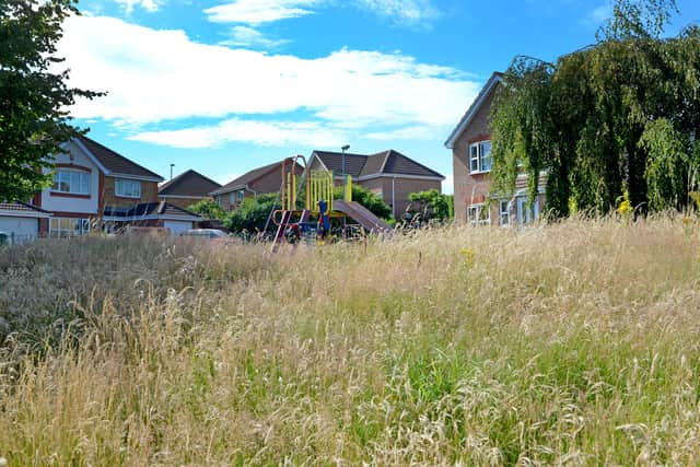 The play area is normally tended to by Sandwell Council