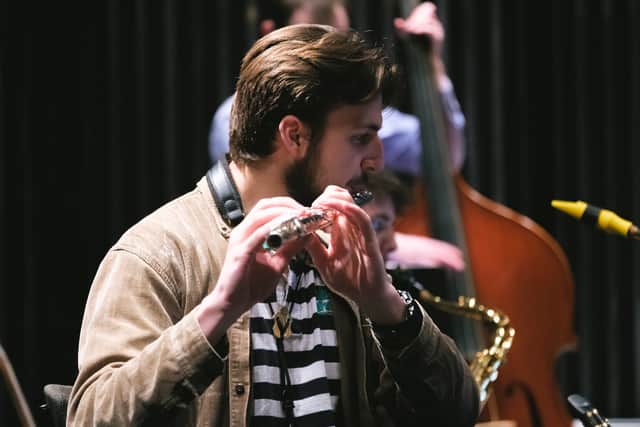 Jonathan Parapadakis (He/Him) Reed 1 ~ Flute, Oboe, Clarinet, Alto Sax