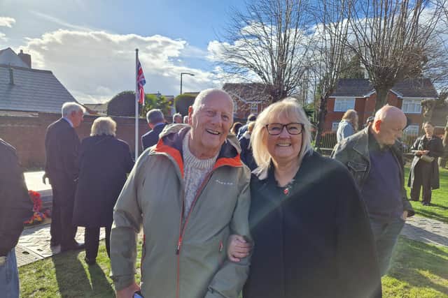 Frank Hopwood with Lindy Lench