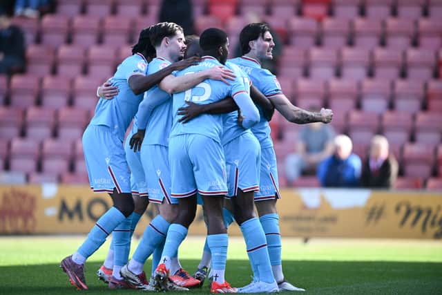 Walsall won by a three-goal margin in League Two for the first time this season. 