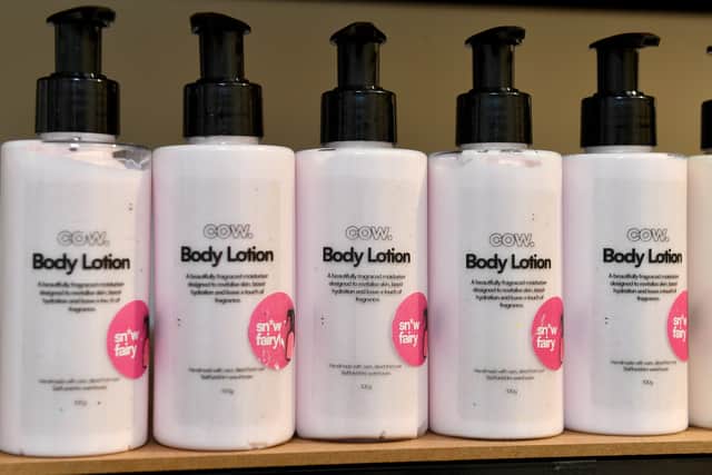 They have a range of body lotions. Photo: Tim Thursfield
