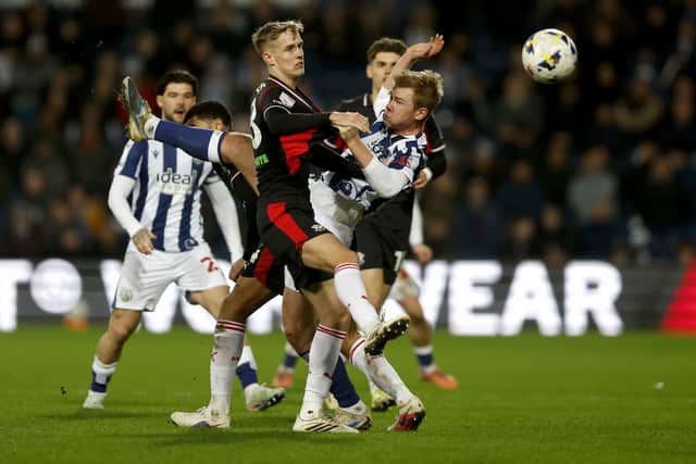 Battling Albion almost saw out a first league win of 2026 against Southampton on Wednesday but succumbed to another stoppage-time gut punch.  (Photo by Adam Fradgley/West Bromwich Albion FC via Getty Images)