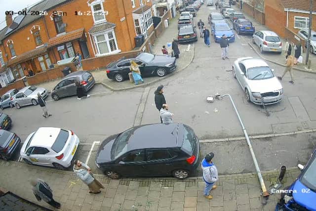 Watch: Lucky escape for Birmingham pedestrians after car smashes into ...
