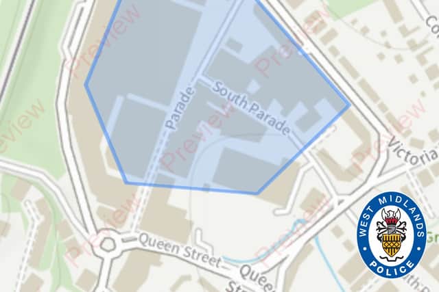 The section 35 dispersal order is in place until 6.30pm on Saturday