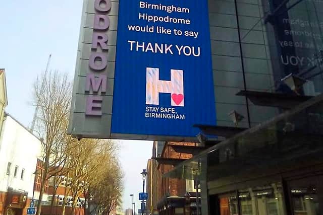Birmingham Hippodrome is supporting NHS workers as it waits to reopen