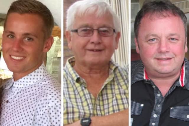 Joel Richards, Patrick Evans and Adrian Evans