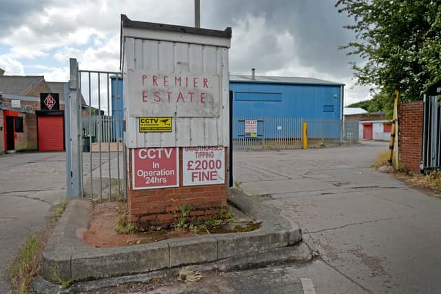 The cannabis factory was in a unit at the Premier Estate