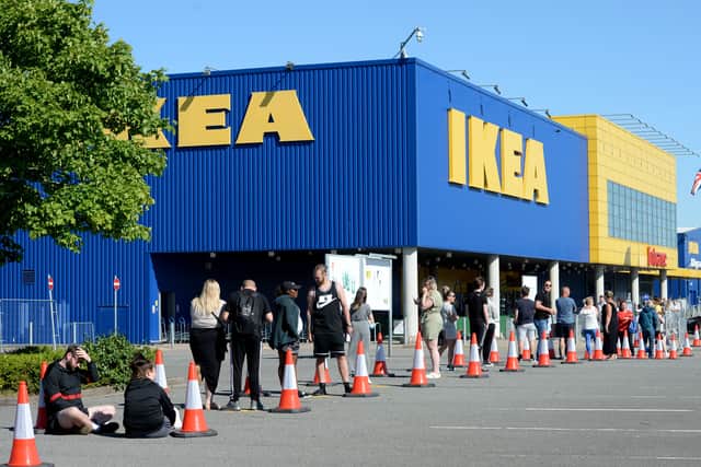 Ikea was reopening for the first time since lockdown measures were introduced at the end of March. Image: Tim Thursfield/Express & Star