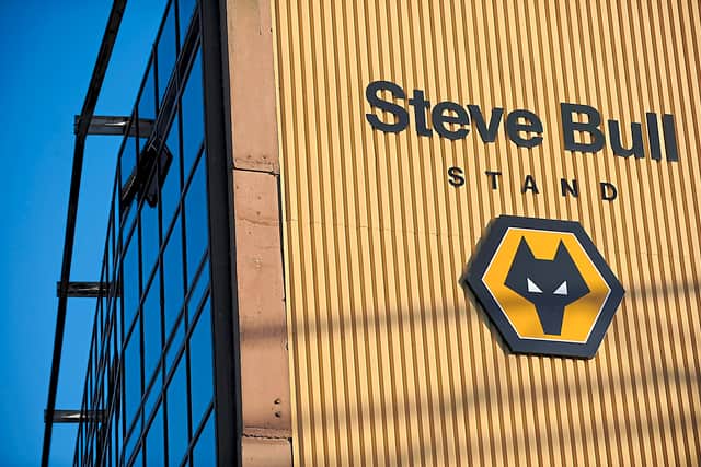 The Steve Bull stand at Molineux Stadium home of Wolverhampton Wanderers (AMA)