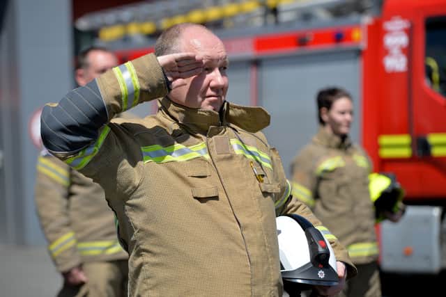 Tributes to former firefighter and war hero George Stokes after death ...